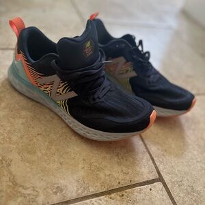 New Balance Black and Orange Sneakers